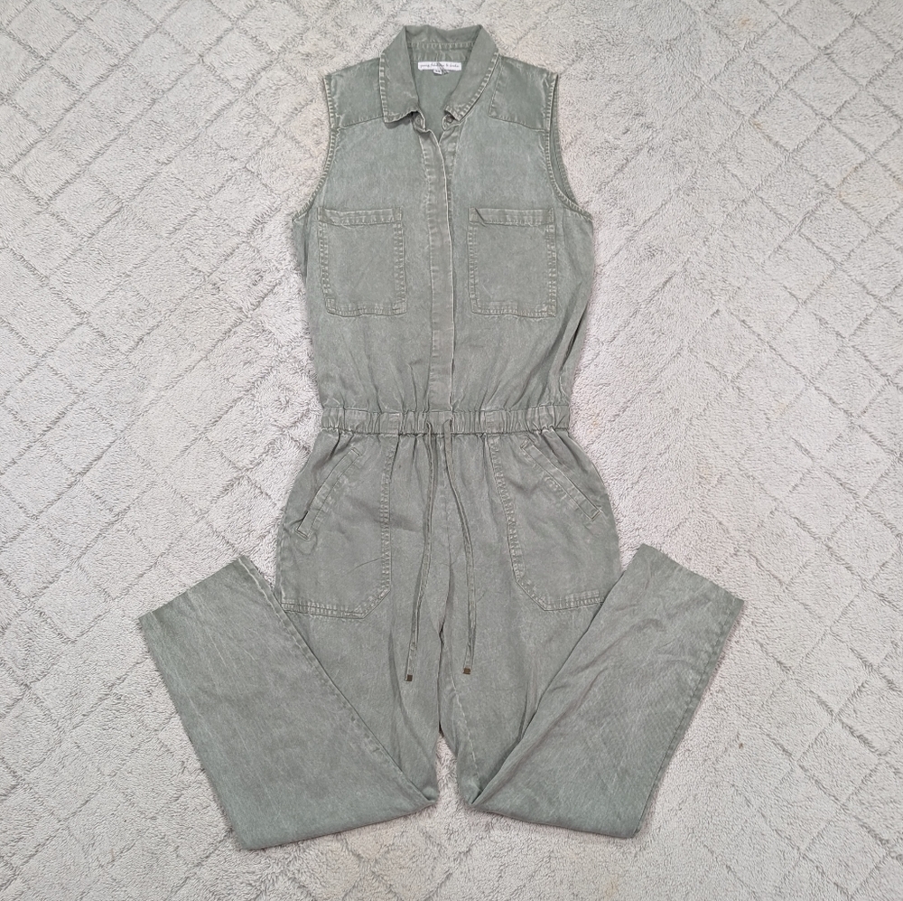Young Fabulous & Broke Sage Green Jumpsuit